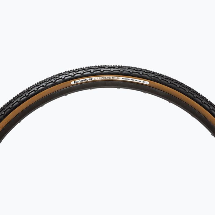 Велосипедна гума Panaracer GravelKing SK за търкаляне в черно/кафяво 335-54-67_PAN 3