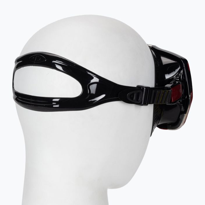 TUSA Freedom Hard маска за гмуркане черна/червена M-1001 3