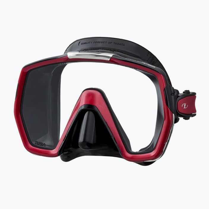 TUSA Freedom Hard маска за гмуркане черна/червена M-1001 5