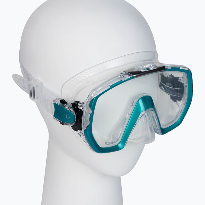 TUSA Freedom Elite Зелена маска за гмуркане M-1003 2