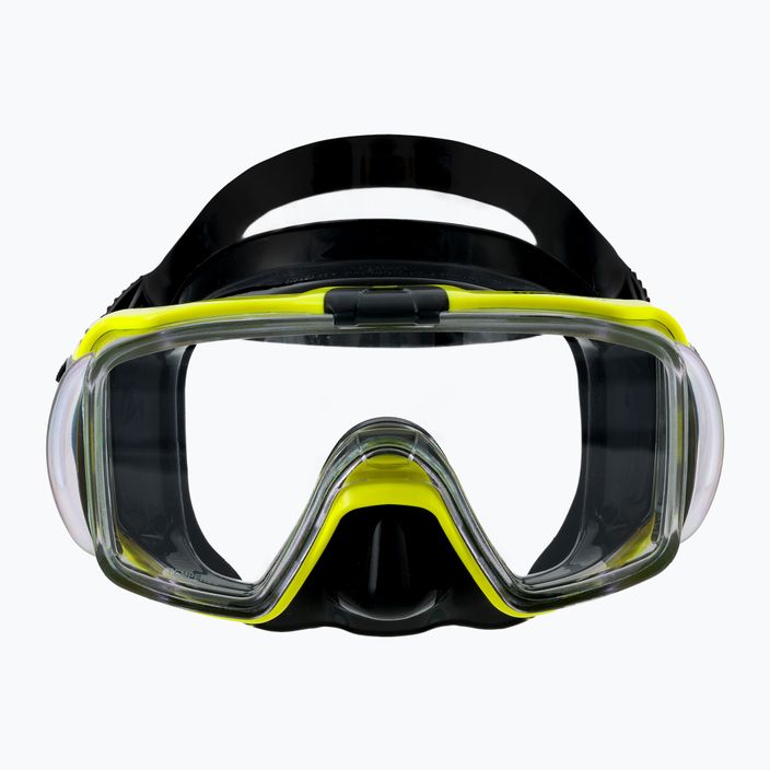TUSA Sportmask маска за гмуркане черна/жълта UM-31QB FY 2