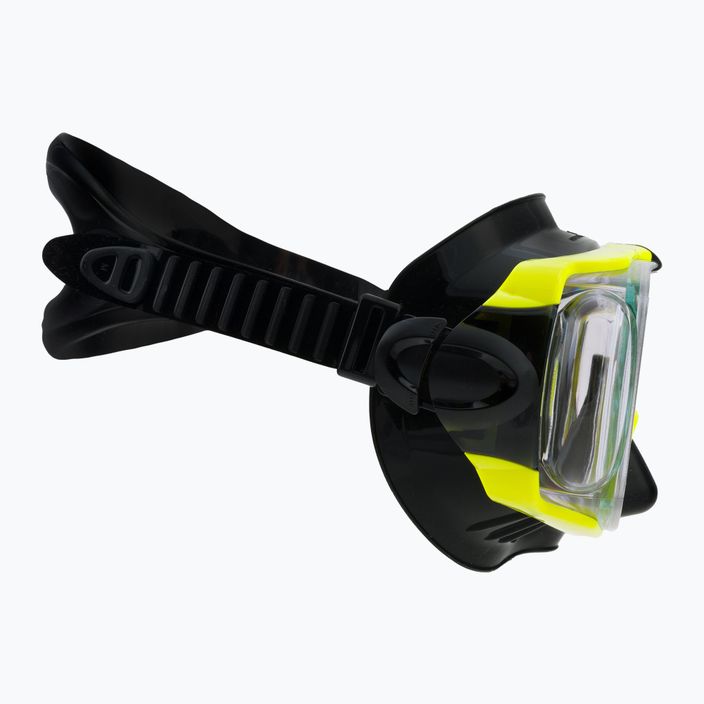 TUSA Sportmask маска за гмуркане черна/жълта UM-31QB FY 3