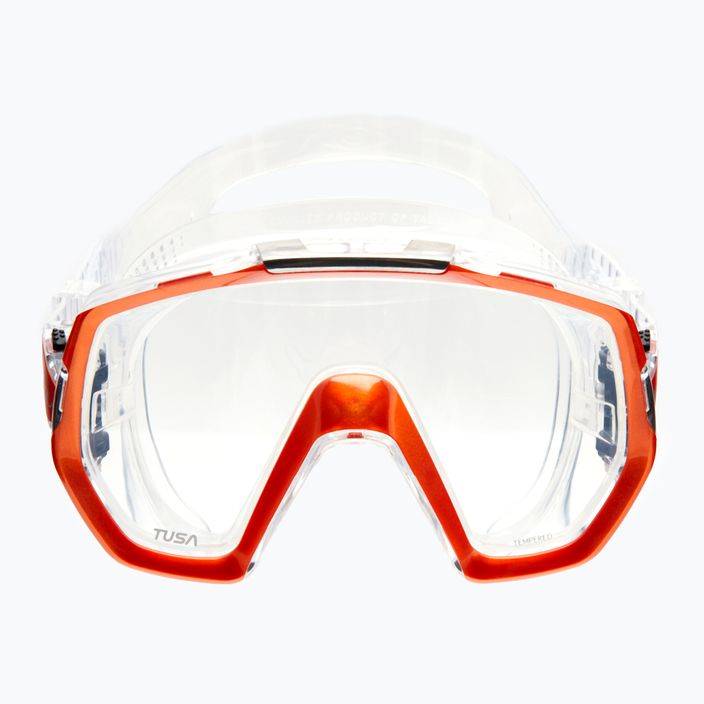 TUSA Freedom Elite маска за гмуркане Orange M-1003 2