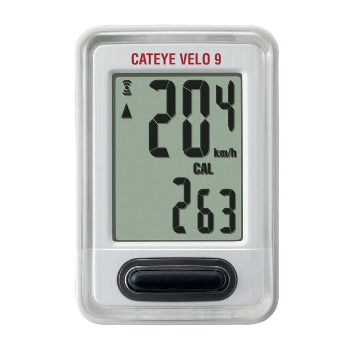 Брояч за велосипеди CatEye Velo 9 CC-VL820 бял 2