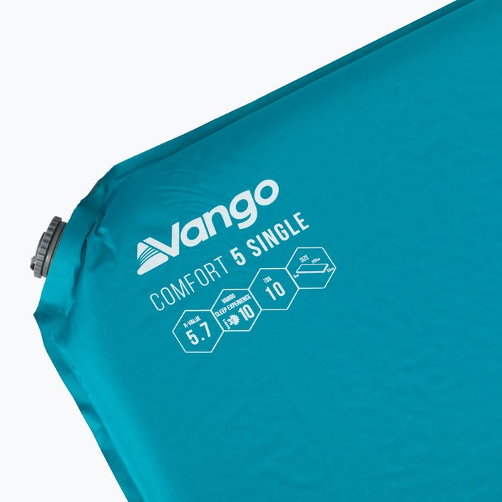 Самонадуваема постелка Vango Comfort Single 5 cm  синя SMQCOMFORB36A11 3