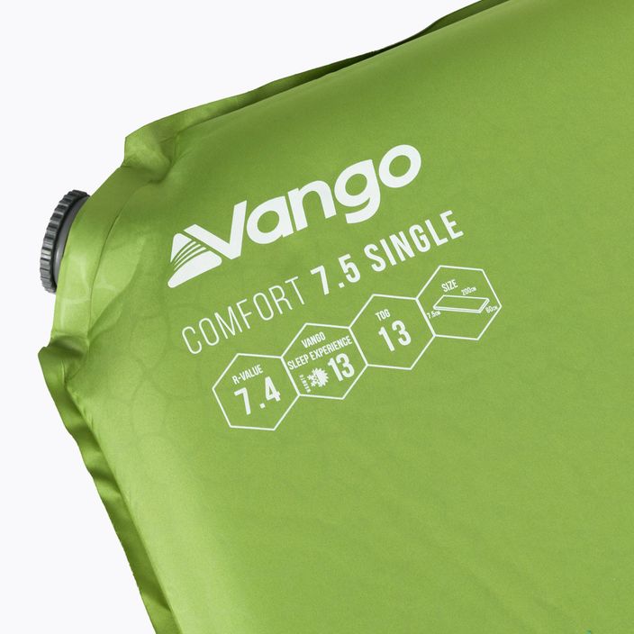 Самонадуваема постелка Vango Comfort Single 7 5 cm зелена SMQCOMFORH09A12 3