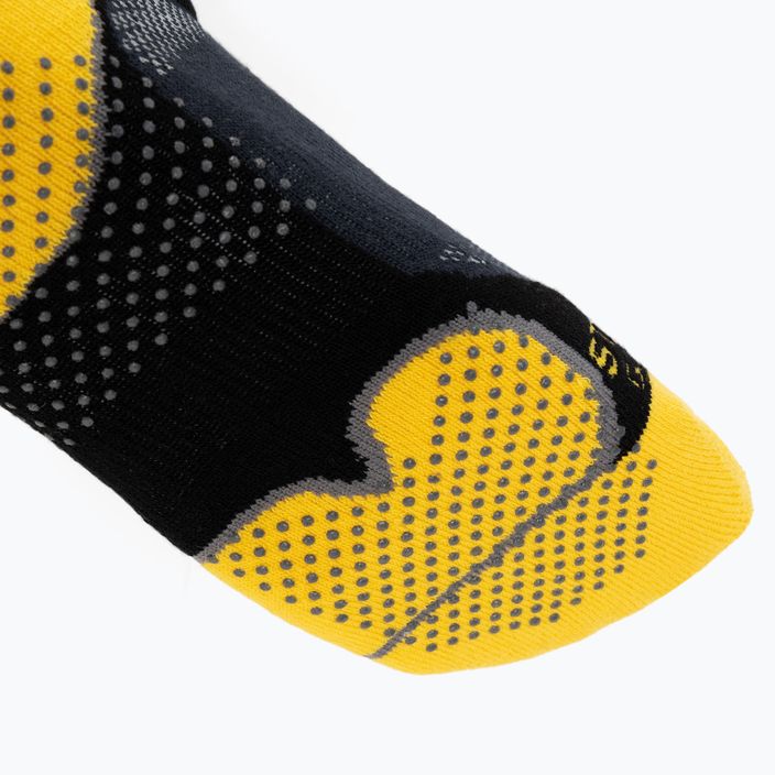 Karakal X4 Чорапи за тенис до глезена черни/жълти KC530 5