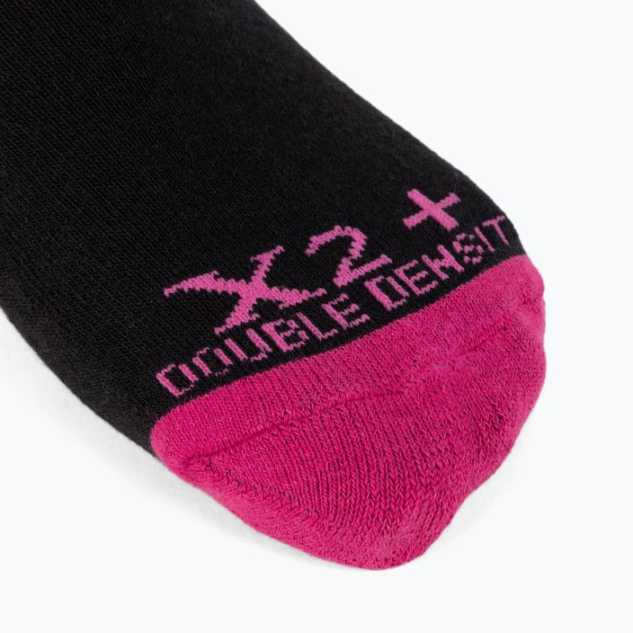 Дамски чорапи за тенис Karakal X2+ Trainer black/pink KC538 3
