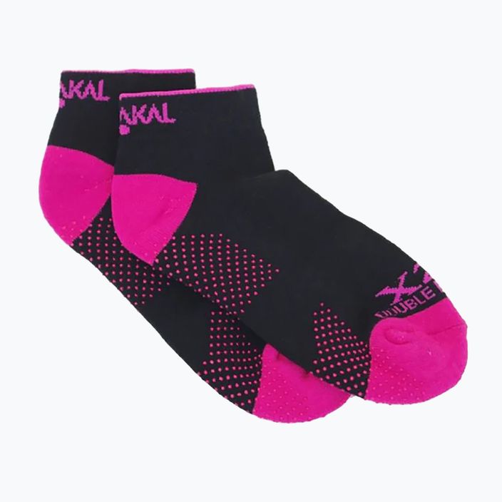 Дамски чорапи за тенис Karakal X2+ Trainer black/pink KC538 5
