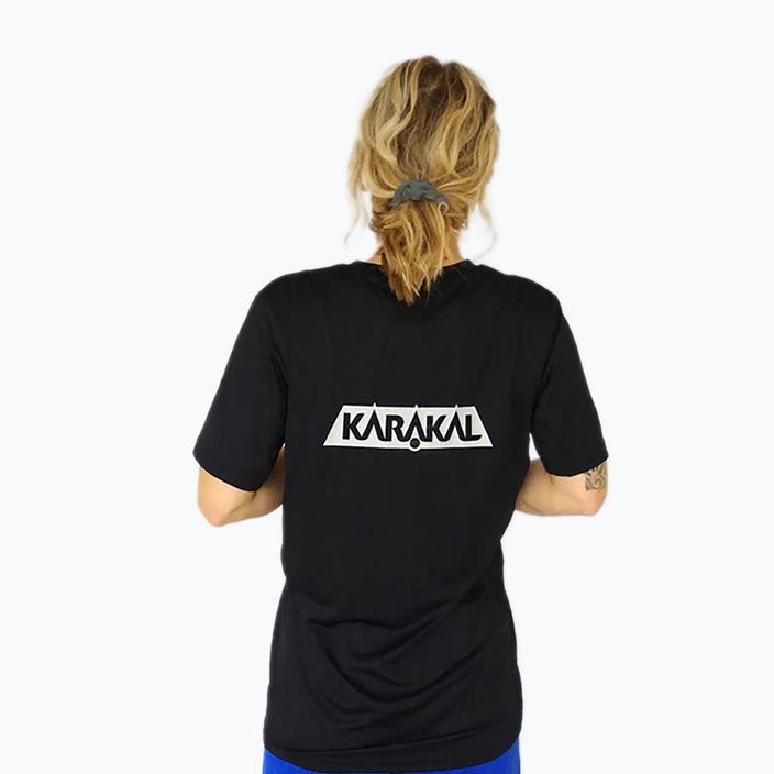 Мъжка тениска за тенис Karakal Pro Tour Tee black KC5421 4