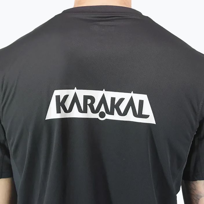 Мъжка тениска за тенис Karakal Pro Tour Tee black KC5421 6