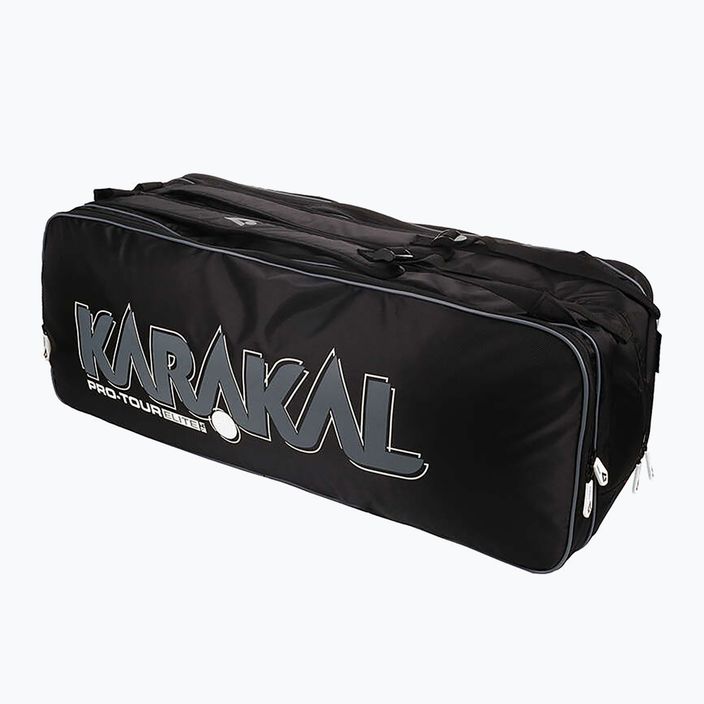 Чанта за скуош Karakal Pro Tour Elite 2.1 12R, бяла 2