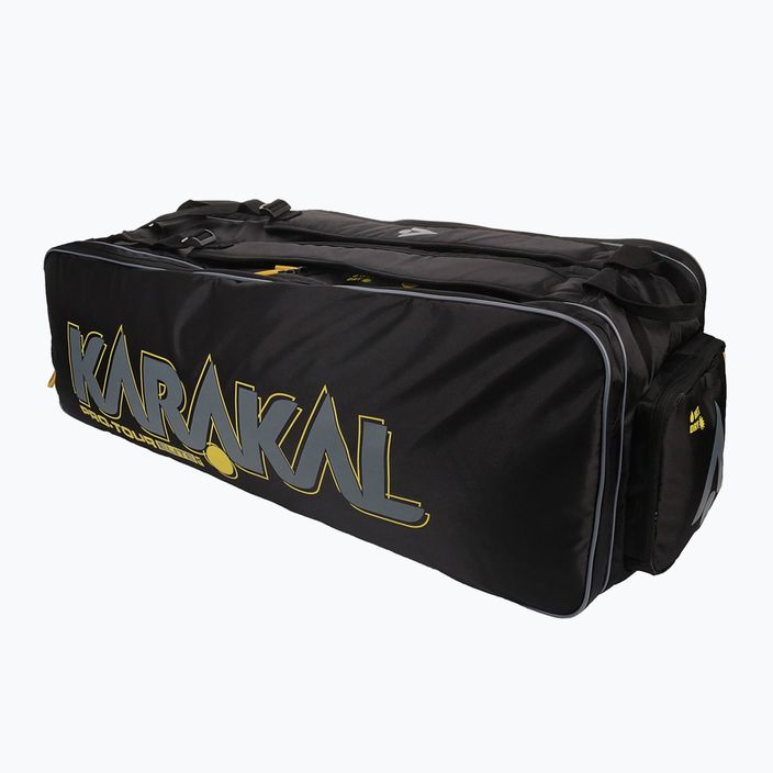 Karakal Pro Tour Elite 2.1 12R жълта чанта за скуош 3