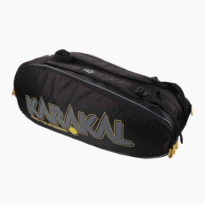 Чанта за скуош Karakal Pro Tour Comp 2.1 9R жълта 2