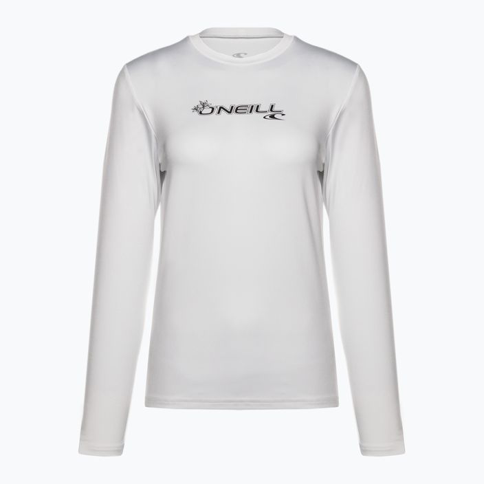 Дамска тениска за плуване O'Neill Basic Skins Sun Shirt white 4340