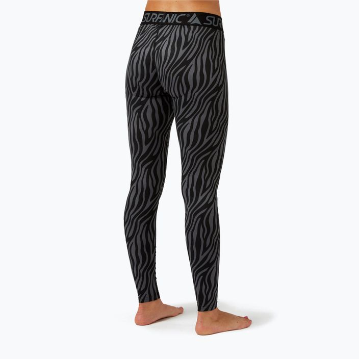 Дамски термо панталони Surfanic Cozy Limited Edition Long John black zebra 2