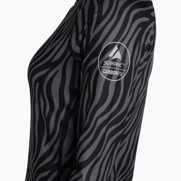 Дамски Surfanic Cozy Limited Edition Crew Neck термален дълъг ръкав black zebra 7