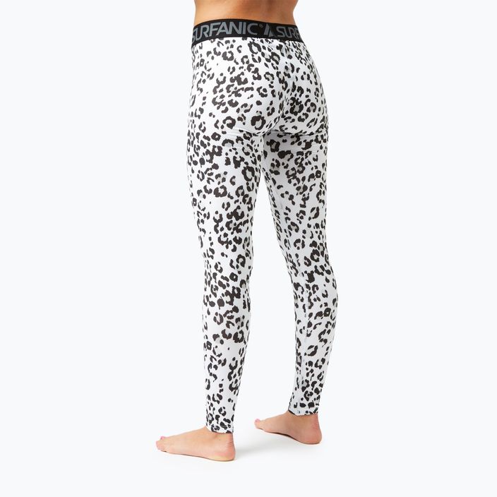 Дамски термоактивни панталони Surfanic Cozy Limited Edition Long John snow leopard 2