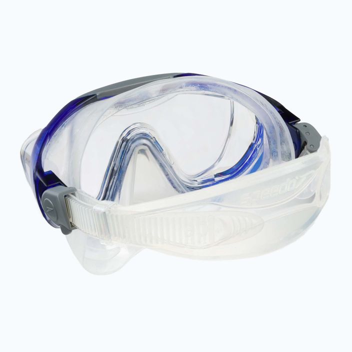 Speedo Glide Шнорхел Fin комплект маска + плавници + шнорхел син 8-016595052 3