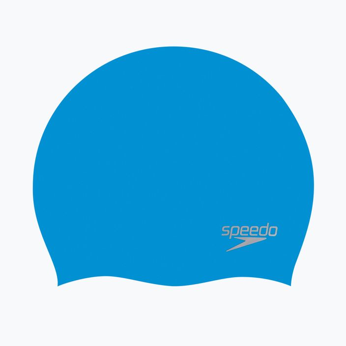 Speedo Обикновена силиконова шапка за плуване синя 68-70984 4