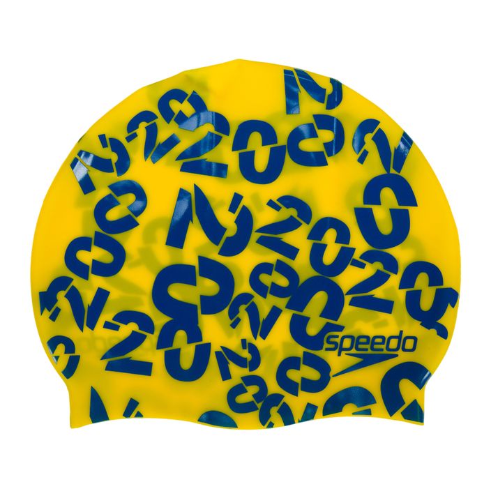 Детска шапка за плуване Speedo Slogan жълта 68-08386D690 2