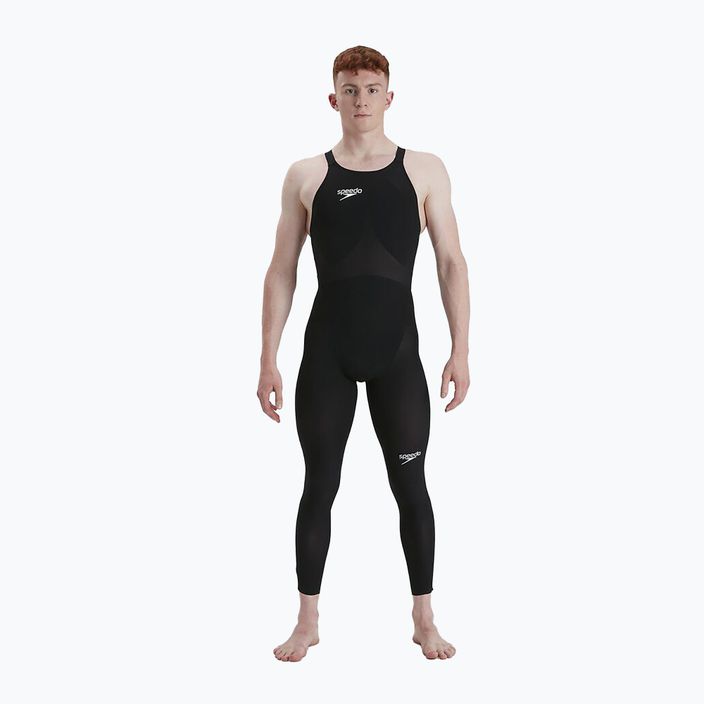 Speedo Fastskin мъжки бански костюм от една част LZR Elite Openwater Closedback Bodiesuit black 8-10315F776 3