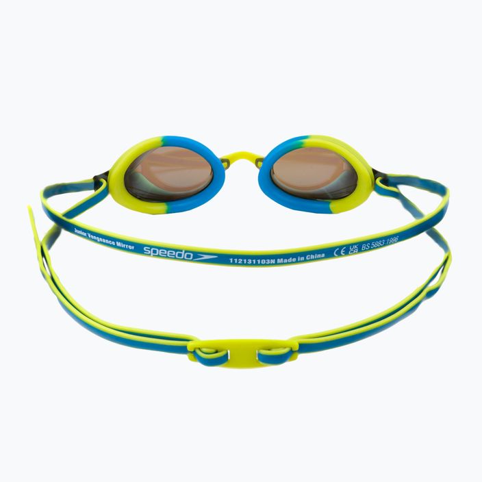 Speedo Vengeance Mirror Junior сини/жълти детски очила за плуване 68-11325 4