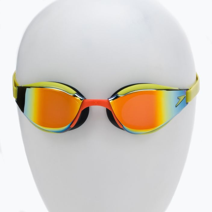 Оранжеви очила за плуване Speedo Fastskin Hyper Elite Mirror 68-12818G787 2
