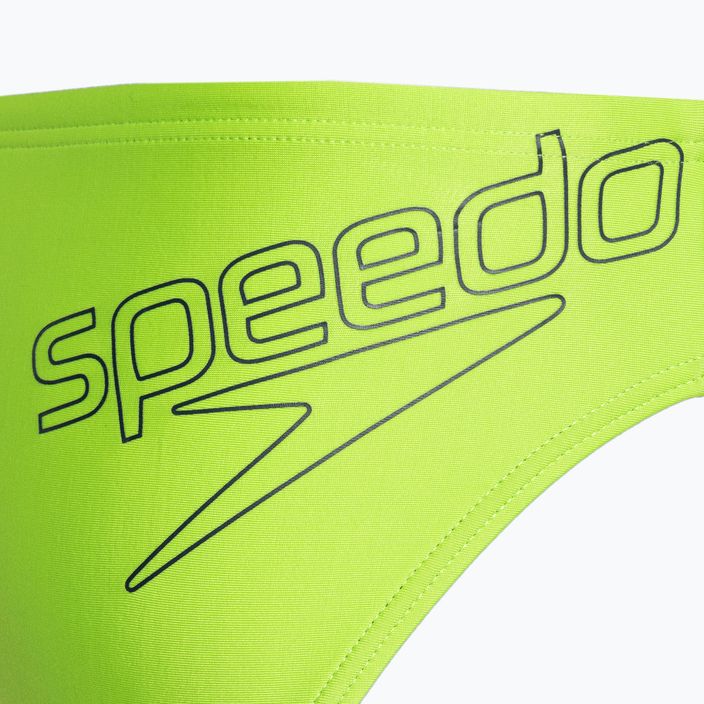 Speedo Logo Brief детски слипове за плуване зелен 68-05533G694 4