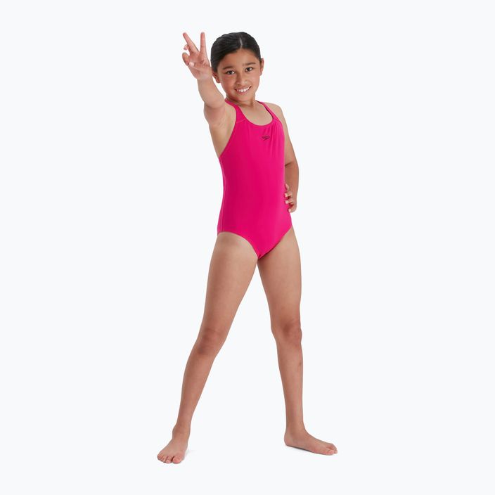 Детски бански костюм от една част Speedo Eco Endurance+ Medalist, розов 8-13457B495 5