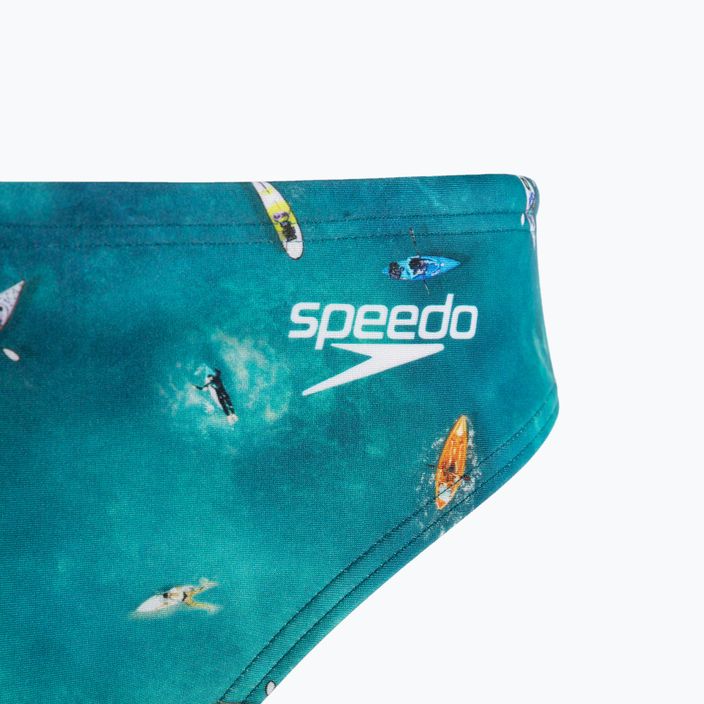Мъжки слипове за плуване Speedo Escape 5cm Brief сини 68-13452G662 3