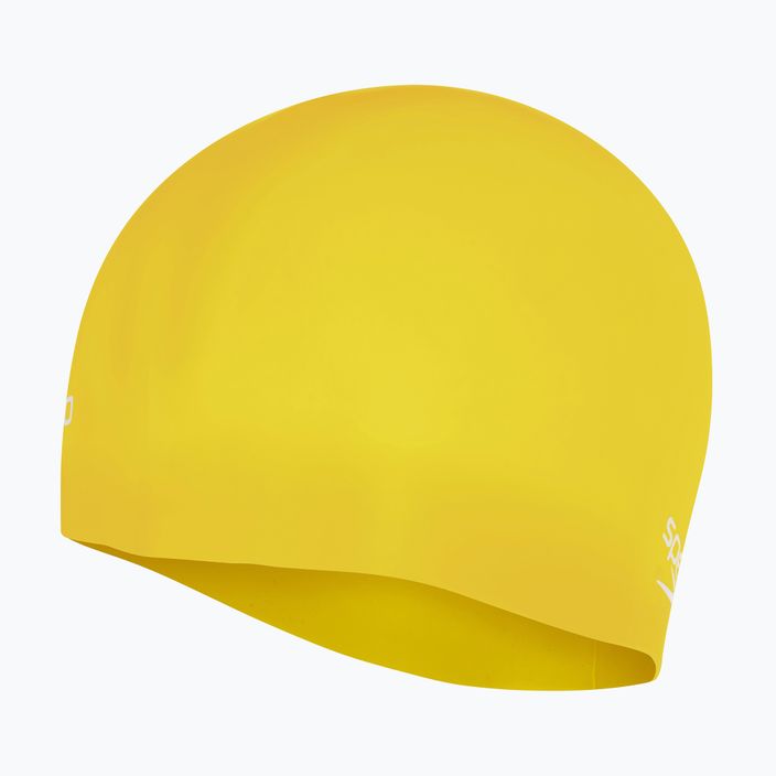 Speedo Обикновена силиконова шапка за плуване жълта 68-70984 5