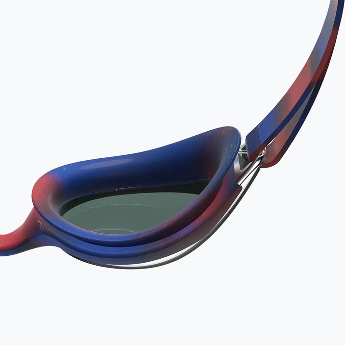 Детски очила за плуване Speedo Hyper Flyer Mirror тъмночервено/червено/сиво 3