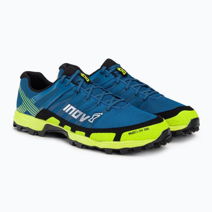 Мъжки обувки за бягане Inov-8 Mudclaw 300 blue/yellow 000770-BLYW 4