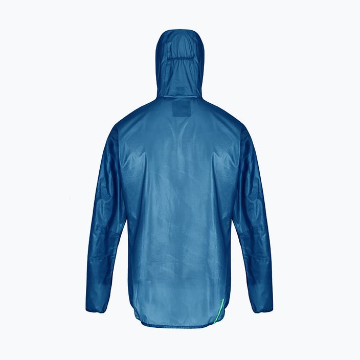 Яке за бягане Inov-8 Raceshell Half Zip blue 2