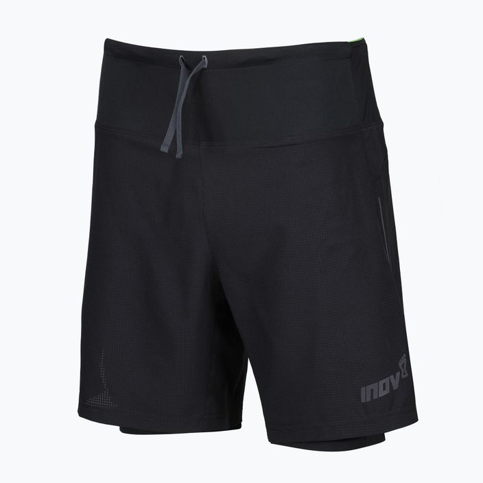 Мъжки къси панталони за бягане Inov-8 TrailFly Ultra 7" 2in1, черни 2