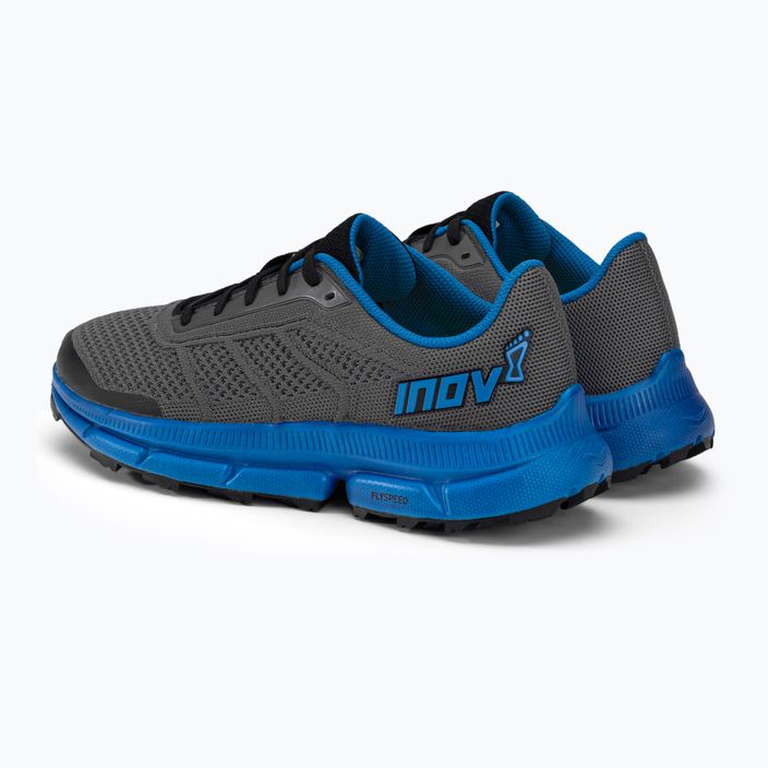 Мъжки обувки за бягане Inov-8 Trailfly Ultra G 280 сиво-синьо 001077-GYBL 3