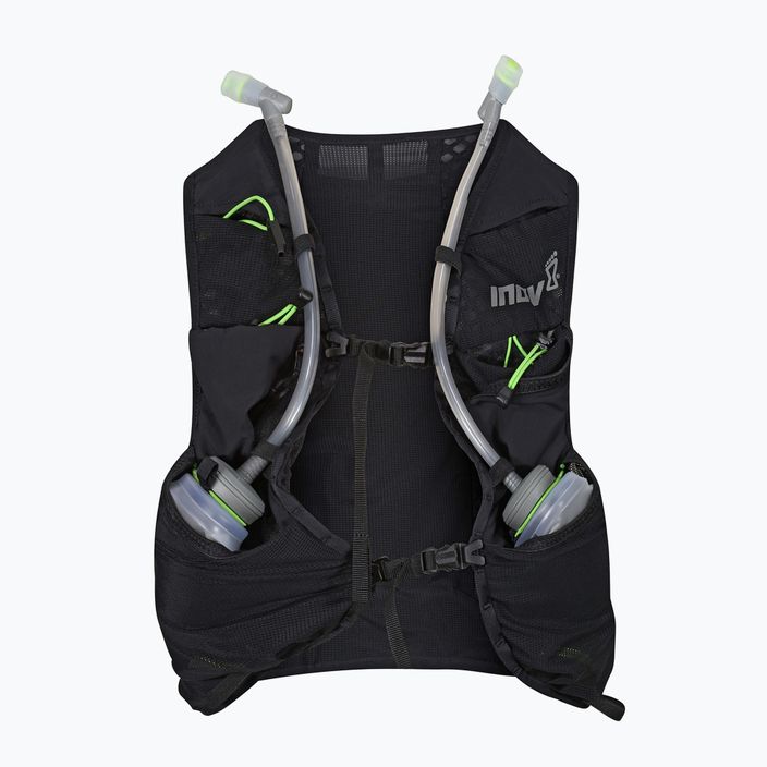 Inov-8 Ultrapack Pro 2in1 черна/зелена жилетка за бягане 6