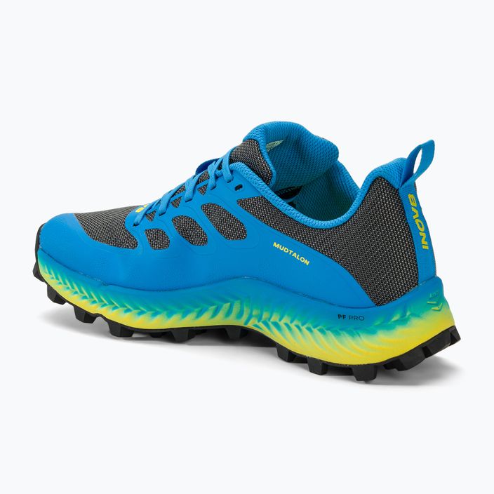 Мъжки обувки за бягане Inov-8 Mudtalon dark grey/blue/yellow 3