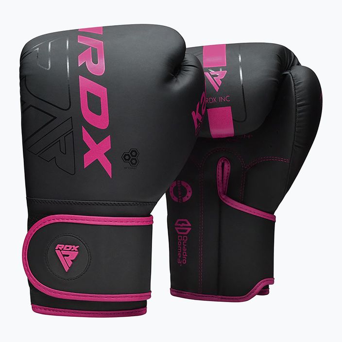 RDX F6 черно-розови боксови ръкавици BGR-F6MP 8