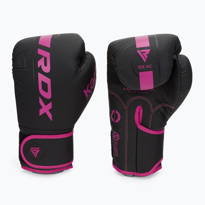 RDX F6 черно-розови боксови ръкавици BGR-F6MP 3