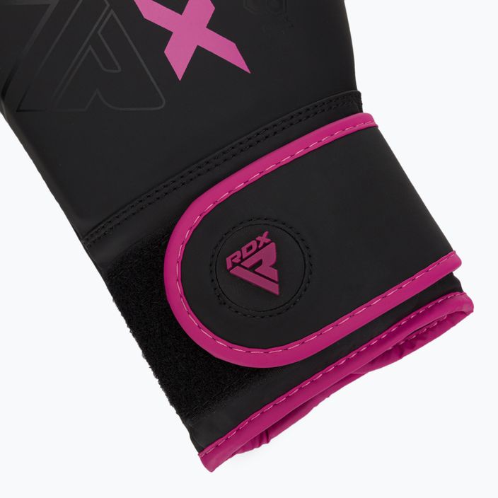 RDX F6 черно-розови боксови ръкавици BGR-F6MP 7