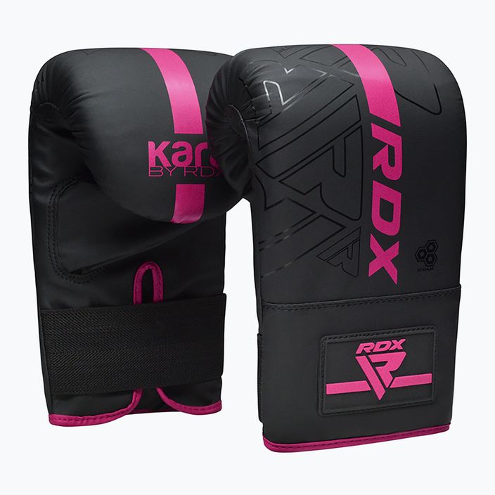 Боксови ръкавици RDX F6 Bag Mitts pink 2