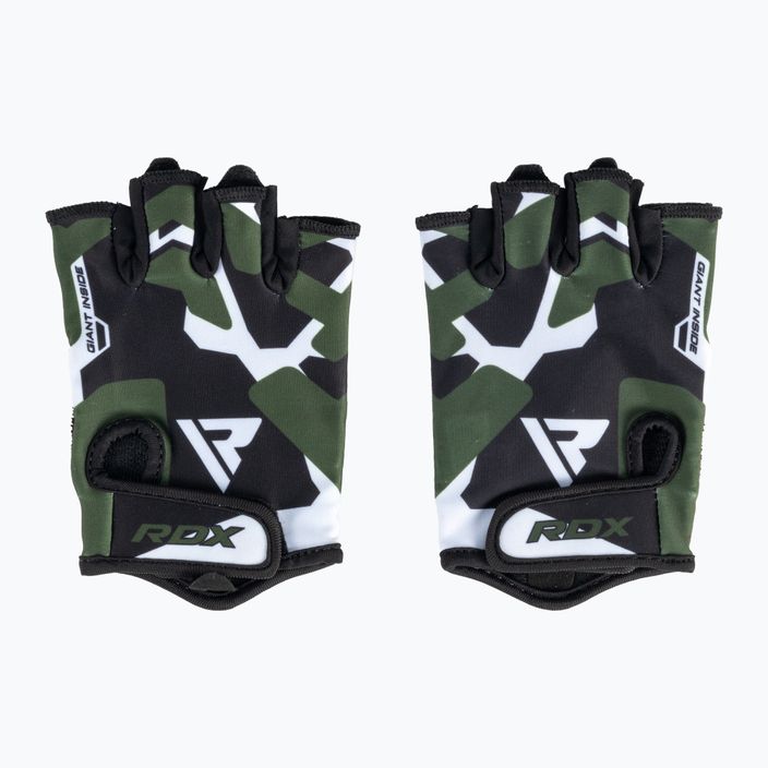 RDX Sumblimation F6 тренировъчни ръкавици черно-зелени WGS-F6GN 2
