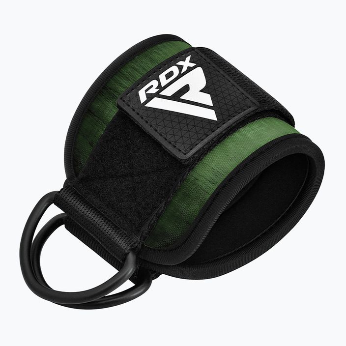 Каишки с кука за глезена RDX A4 Ankle Straps For Gym Cable Machine army green 2