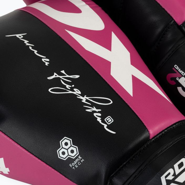 RDX REX F4 розови/черни боксови ръкавици BGR-F4P-8OZ 5
