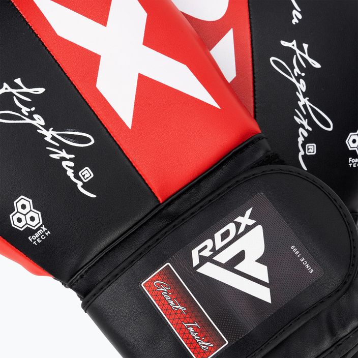 Дамски боксови ръкавици RDX BGR-F4 червено/черно 4