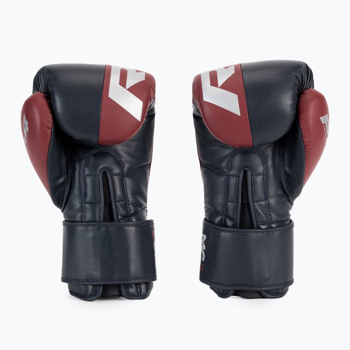 RDX REX F4 черни/червени боксови ръкавици BGR-F4MU-10OZ 2