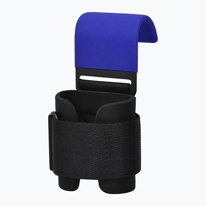 Каишки за вдигане на тежести с кукички RDX W5 Weight Lifting Hook Strap blue 3