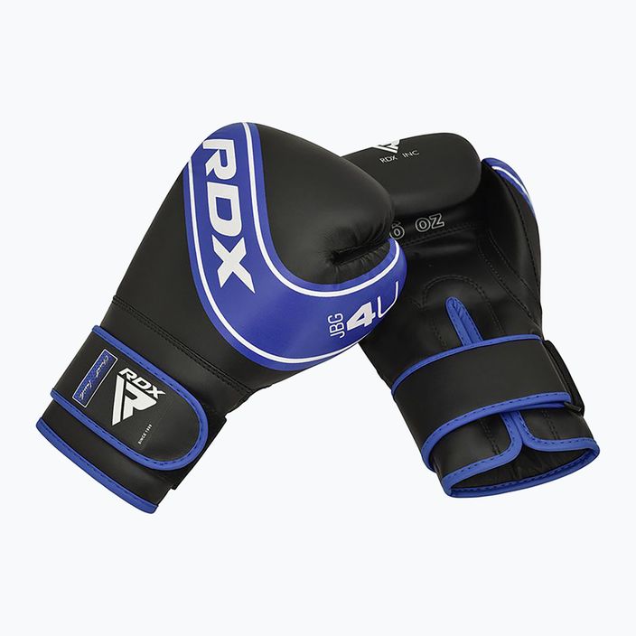 Детски боксови ръкавици RDX JBG-4 сини/черни 2